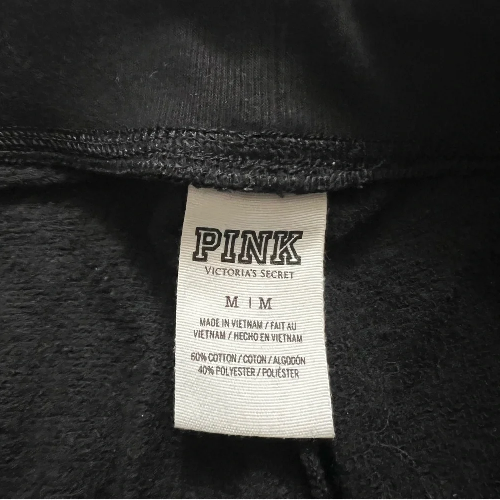 PINK Sequin Joggers Size M - Picture 3 of 5
